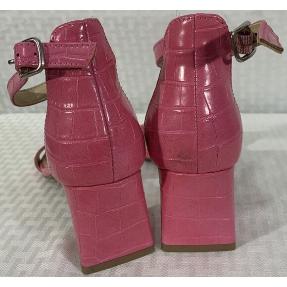 Abound Finn Pink Sandals Ankle Straps Heels Womens 6 - Picture 4 of 6